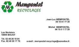 Mempontel recyclage